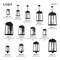 Livex Lighting Oslo 4 Light Black Outdoor Pendant Lantern 20863-04 - alternate 7