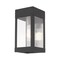Livex Lighting Barrett 1 Light Scandinavian Gray Outdoor Wall Lantern 20871-76 - alternate 2