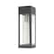 Livex Lighting Barrett 1 Light Scandinavian Gray Outdoor Wall Lantern 20873-76 - alternate 2