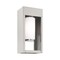Livex Lighting Bleecker 1 Light Brushed Nickel Outdoor Wall Lantern 20982-91 - alternate 1
