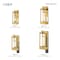 Livex Lighting Delancey 1 Light Satin Brass Outdoor Wall Lantern 20992-12 - alternate 3