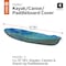 Classic Accessories Stellex Model 2 Canoe/Kayak/Stand-Up Board Cover, Blue, 12 ft - 16 ft L 20-407-150501-RT - alternate 3