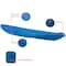 Classic Accessories Stellex Model 2 Canoe/Kayak/Stand-Up Board Cover, Blue, 12 ft - 16 ft L 20-407-150501-RT - alternate 2