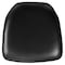 Flash Furniture Hard Black Vinyl Chiavari Chair Cushion, PK20 20-BH-BK-HARD-VYL-GG - alternate 1