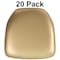 Flash Furniture Hard Gold Vinyl Chiavari Chair Cushion, PK20 20-BH-GOLD-HARD-VYL-GG - alternate 1