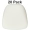 Flash Furniture Hard Ivory Fabric Chiavari Chair Cushion, PK20 20-BH-IVORY-HARD-GG - alternate 1