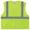 Ergodyne Lime Type R Class 2 Economy Mesh Vest, 2 8210HL - alternate 1