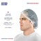 International Enviroguard SMS Pleated Bouffant Cap, SMS, 24 in Dia., White, L, 1000 PK 210NW-24PL - alternate 4
