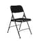National Public Seating Folding Chair, Black, 18-1/4 In., PK4 210 - alternate 5
