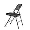 National Public Seating Folding Chair, Black, 18-1/4 In., PK4 210 - alternate 2