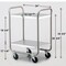 Lakeside Tubular Frame Stainless Steel 2-Shelf Cart;500 lb Capacity, 15-1/2"x24" 210 - alternate 4