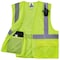 Ergodyne Lime Type R Class 2 Standard Mesh Vest,  8220HL - alternate 3