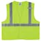 Ergodyne Lime Type R Class 2 Standard Solid Vest, Size: L 8225HL - alternate 1