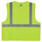 Ergodyne Lime Type R Class 2 Standard Solid Vest, Size: L 8225HL - alternate 2
