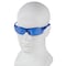 Smith & Wesson Equalizer, Safety Glasses, Anti-Scratch, Blue Mirror Lens, Blue Frame, Half-Frame 21301 - alternate 7