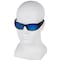 Smith & Wesson Elite, Safety Glasses, Anti-Scratch, Blue Mirror Lens, Black Frame, Full-Frame 21307 - alternate 6