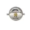 Pic Gauges Gauge, 2-1/2", 0/160psi, 1/4"CBM, w/U-Clamp, 2 1/2 in Dial, 1/4 in NPT Male Center Back Location 213D-254F - alternate 4