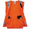 Ergodyne Orange Type R Class 2 Surveyors Vest, 2X, Mesh, Poly, Zipper Closure, 4 Outside Pockets, Orange 8250Z - alternate 4