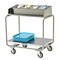 Lakeside Stainless Tray-N-Silver Cart;Holds (4)1/4 Size Pans, (130)16"x22" Trays 214 - alternate 1