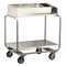 Lakeside Stainless Tray-N-Silver Cart;Holds (4)1/4 Size Pans, (130)16"x22" Trays 214 - alternate 2