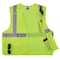 Ergodyne Lime Breakaway Hi-Vis Class 2 Vest, 2XL/, Polyester Mesh, Hook & Loop Closure, 1 Outside Pockets 8217BA - alternate 2
