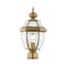 Livex Lighting Monterey 1 Light Antique Brass Outdoor P 2153-01 - alternate 1