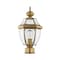 Livex Lighting Monterey 1 Light Antique Brass Outdoor P 2153-01 - alternate 4