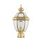 Livex Lighting Monterey 1 Light Polished Brass Outdoor Post Top Lantern 2153-02 - alternate 2