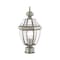 Livex Lighting Monterey 1 Light Brushed Nickel Outdoor Post Top Lantern 2153-91 - alternate 3