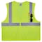 Ergodyne Lime Treated Polyester Hi-Vis Class 2 Ve, Polyester, Lime, S/M 8256Z - alternate 4