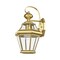 Livex Lighting Georgetown 1 Light Polished Brass Outdoor Wall Lantern 2161-02 - alternate 5