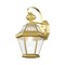 Livex Lighting Georgetown 1 Light Polished Brass Outdoor Wall Lantern 2161-02 - alternate 4