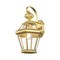 Livex Lighting Georgetown 1 Light Polished Brass Outdoor Wall Lantern 2161-02 - alternate 2