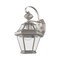 Livex Lighting Georgetown 1 Light Brushed Nickel Outdoor Wall Lantern 2161-91 - alternate 3