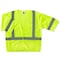 Ergodyne Hi-Vis Economy Vest w/Sleeves L Class 3 U Back, , Hook & Loop 1 Pockets 8310HL - alternate 1