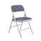 National Public Seating Folding Chair, Fabric, 29-1/2in H, Gray, PK4 2205 - alternate 6