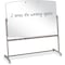 Quartet Dry Erase Board, Melamine, 48 in, 72 in, Steel Frame, White, Gloss 3640TE - alternate 6