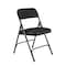 National Public Seating Folding Chair, Fabric, 29-1/2inH, Black, PK4 2210 - alternate 7