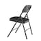 National Public Seating Folding Chair, Fabric, 29-1/2inH, Black, PK4 2210 - alternate 5