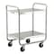 Lakeside Tubular Frame Stainless Steel 2-Shelf Cart; 500 lb Capacity, 18"x27" 221 - alternate 1