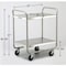 Lakeside Tubular Frame Stainless Steel 2-Shelf Cart; 500 lb Capacity, 18"x27" 221 - alternate 5