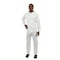 International Enviroguard Disposable Coverallss, Coverall, M, SMS, Elastic Wrist, Open Ankle, Serged Seam, White, 25 PK 2222-M - alternate 3