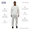 International Enviroguard Disposable Coverallss, Collared Coverall, M, SMS, Elastic Wrist, Elastic Ankle, Serged Seam, White 2223-M - alternate 2