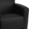 Flash Furniture Hercules Majesty Chair, Black Back, 31-1/4 in W 30" L 31-1/4" H, Flared, Leather Seat 222-1-BK-GG - alternate 8