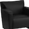 Flash Furniture Hercules Majesty Chair, Black Back, 31-1/4 in W 30" L 31-1/4" H, Flared, Leather Seat 222-1-BK-GG - alternate 9