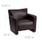 Flash Furniture Hercules Majesty Chair, Brown Back, 31-1/4 in W 30" L 31-1/4" H, Flared, Leather Seat 222-1-BN-GG - alternate 9