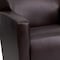 Flash Furniture Hercules Majesty Chair, Brown Back, 31-1/4 in W 30" L 31-1/4" H, Flared, Leather Seat 222-1-BN-GG - alternate 7