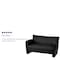 Flash Furniture Loveseat, 30" x 31-1/4", Upholstery Color: Black 222-2-BK-GG - alternate 9