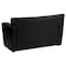Flash Furniture Loveseat, 30" x 31-1/4", Upholstery Color: Black 222-2-BK-GG - alternate 7
