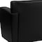 Flash Furniture Loveseat, 30" x 31-1/4", Upholstery Color: Black 222-2-BK-GG - alternate 6